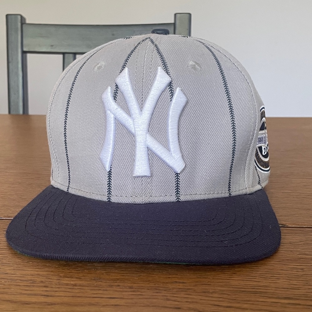Gray and Black NY Yankees Cap